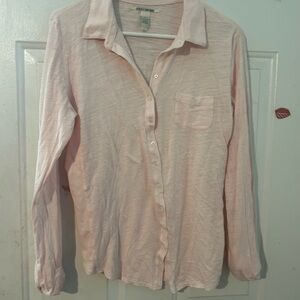 Lucky Brand Soft Pink Cotton Shirt